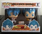 Funko Pop Animation Dragon Ball Goku & Vegeta Baseball 2 Pack Box Lunch