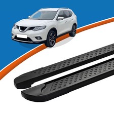Trittbretter passend für Nissan X Trail 2014-2022 (Model: SOMA, Farbe: Silber) m