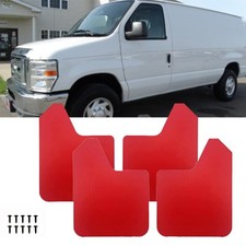 For Ford E150 E250 E350 Van 4x Front Rear Rally Mudflaps Splash Guards Mudguards For Ford E150 E250 E350 Van 4x Front Rear Rally Mudflaps Splash Guards Mudguards