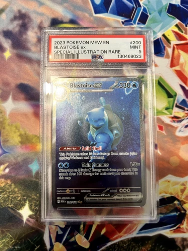 Pokemon Blastoise ex 200/165 SIR SV 151 PSA 9