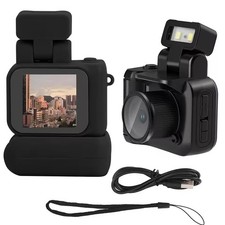 1080P Mini Camera with Flash Lamp Battery Dock Video Recorder Kids Campus Retro
