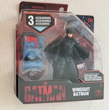 The Batman Wingsuit Batman Figure Spin Master Sealed Accessories Card 2021 (013)