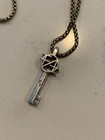 band of Nothing sterling silver key Pendant charm necklace sisterfriend Whirr — photo 3