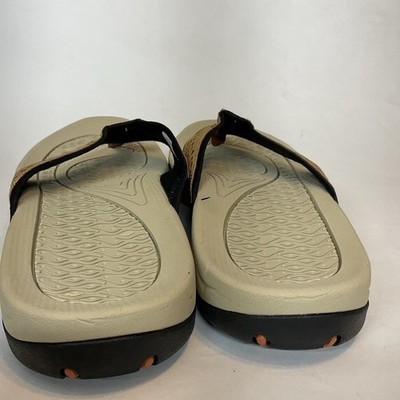 NWOT HobiBear HR5061 Brown Outdoor Beach Flip Flops Sport  display picture 2
