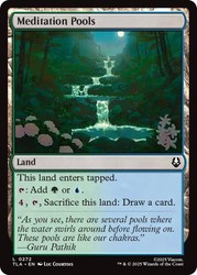 Meditation Pools Foil #272 Avatar: The Last Airbender MTG Common Land