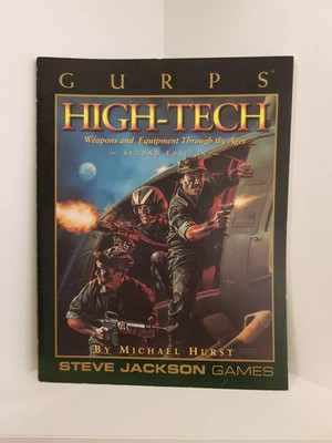GURPS: High-Tech Weapons and equipment, RPG, Steve Jackson Games, Softcover