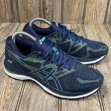 Asics Womens Gel Nimbus 20 T850N Blue Running Shoes Sneakers Size 9.5