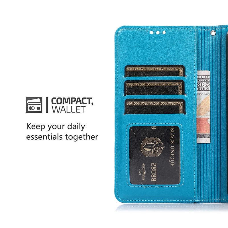 For Samsung S25 S24 S23 S22 S21 S20 Ultra Plus Case Leather Wallet Flip Cover - image 4 of 4