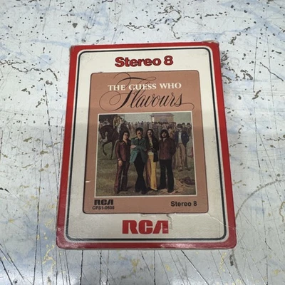 THE GUESS WHO FLAVOURS 8 Track Tape Played Through VG+ - Image 1 of 4