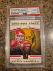 2017 Panini Donruss Patrick Mahomes Rookie Gridiron Kings #2 PSA 10