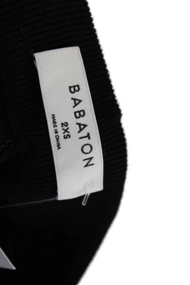 Pantalones de punto ajustados forrados con cintura elástica texturizada Babaton para mujer talla negra Foto 4 de 4