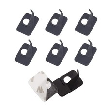 6pcs Plastic Arrow Rest Black Recurve Bow Arrow Rest Adhesive Back Hunting Sh...
