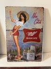 Miller Brewing Beer Brewing Company Vintage Metal Bar Signs Tin Sign Nice Catch