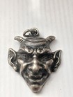 Vintage Sterling Devil Pendant — photo 1