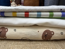 4 Piece 100% Cotton Fabric Bundle 57” Wide Quilt Sewing Craft Destash Clearance