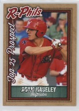 2019 Reading Fightin Phils Top 25 Prospects Team Issue Adam Haseley #10 0wd2