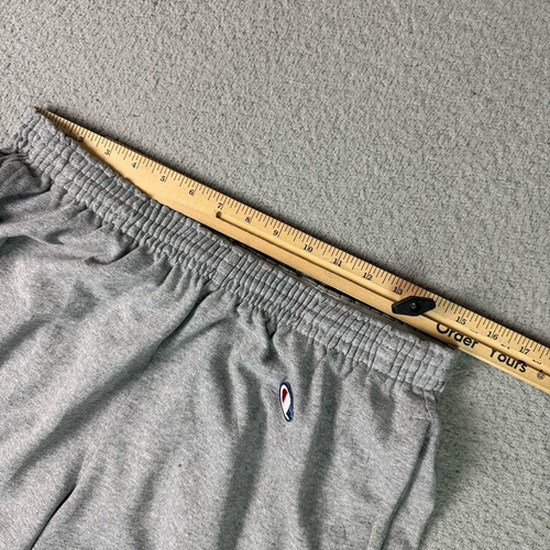Pantalones Cortos Champion Para Hombre XL Gris Clásico Logo Brezo Informal Entrenamiento De Colección Y2k De Colección - Imagen 12 de 13