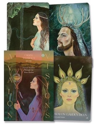 Avalon Visions Oracle: Sacred Wisdom Through the Three Realms by Cheryl Yambrach