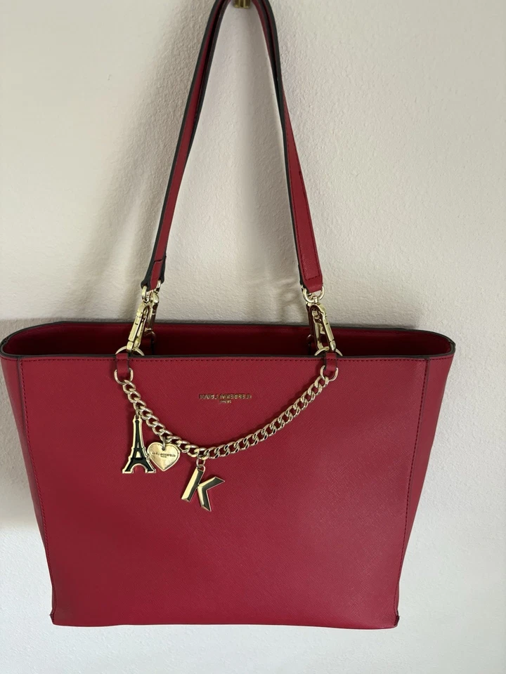 Bolso de mano Karl Lagerfeld Paris rojo Foto 2 de 4