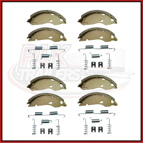 TWIN AXLE Caravan Trailer 160x35 Brake Shoes for ALKO 1637 384481 384296