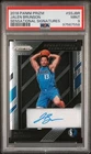 2018 Panini Prizm Jalen Brunson Sensational Signatures Autograph PSA 9 RC Knicks