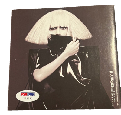 LADY GAGA signed (THE FAME MONSTER) Cd Cover autographed PSA/DNA