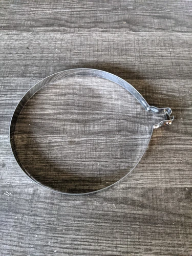 PYREX FLAMEWARE 7759-B 9-CUP COFFEEPOT CHROME HANDLE RING WITH SCREW SHIPPED