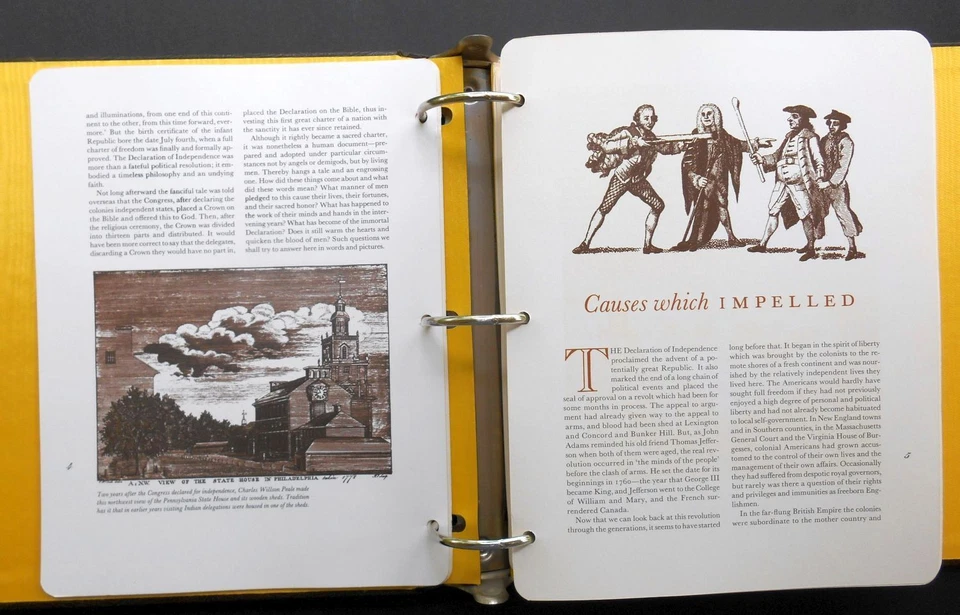 1976 U. S. Constitution Signers album Bicentennial 220 pages Founding Fathers - Image 4 of 4