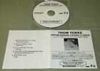 $0 Ship Thom Yorke Japan promo only Cd acetate Radiohead Spitting Feathers 5 trk