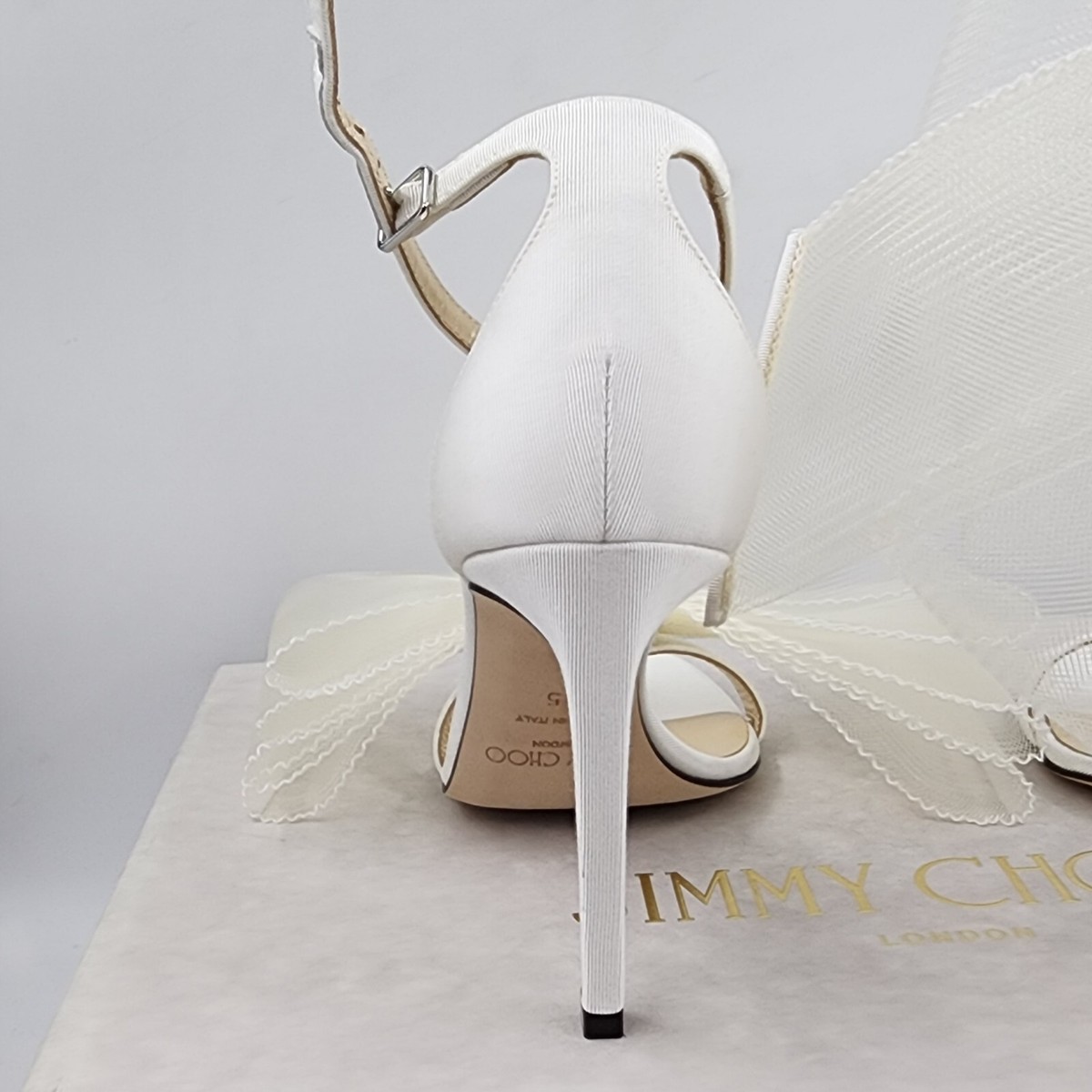 Jimmy Choo Aveline 100 High Heel Sandals Women's 5 Latte Jimmy Choo Aveline 100 High Heel Sandals Women's 5 Latte
