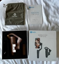 Brand New Vlog Pocket Foldable Handheld 3-Axis Gimbal Stabilizer pink 