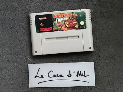 Donkey Kong Country 1 sur Super Nintendo SNES - loose FAH TBE - Photo 1/2