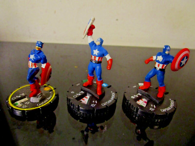 Marvel Heroclix CAPTAIN AMERICA Lot