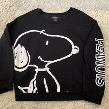 Peanuts Snoopy Womens Size 2XL Jumbo Logo Signature Fleece