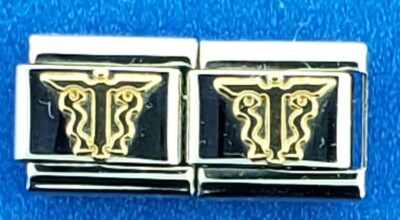Nomination 18K Caduceus Charm