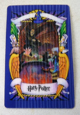 Harry Potter Karte Chocolate Frog Cards 3D Severus Rogue 2001