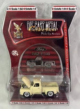 Road Signature Die Cast Metal Pick Up Series - 1953 F-100 - 1:64 Cream