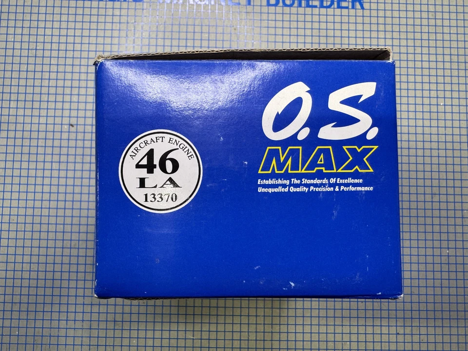 OS Max 46 LA - BLUE RC Engine - NIB 13390 - Image 2 of 4