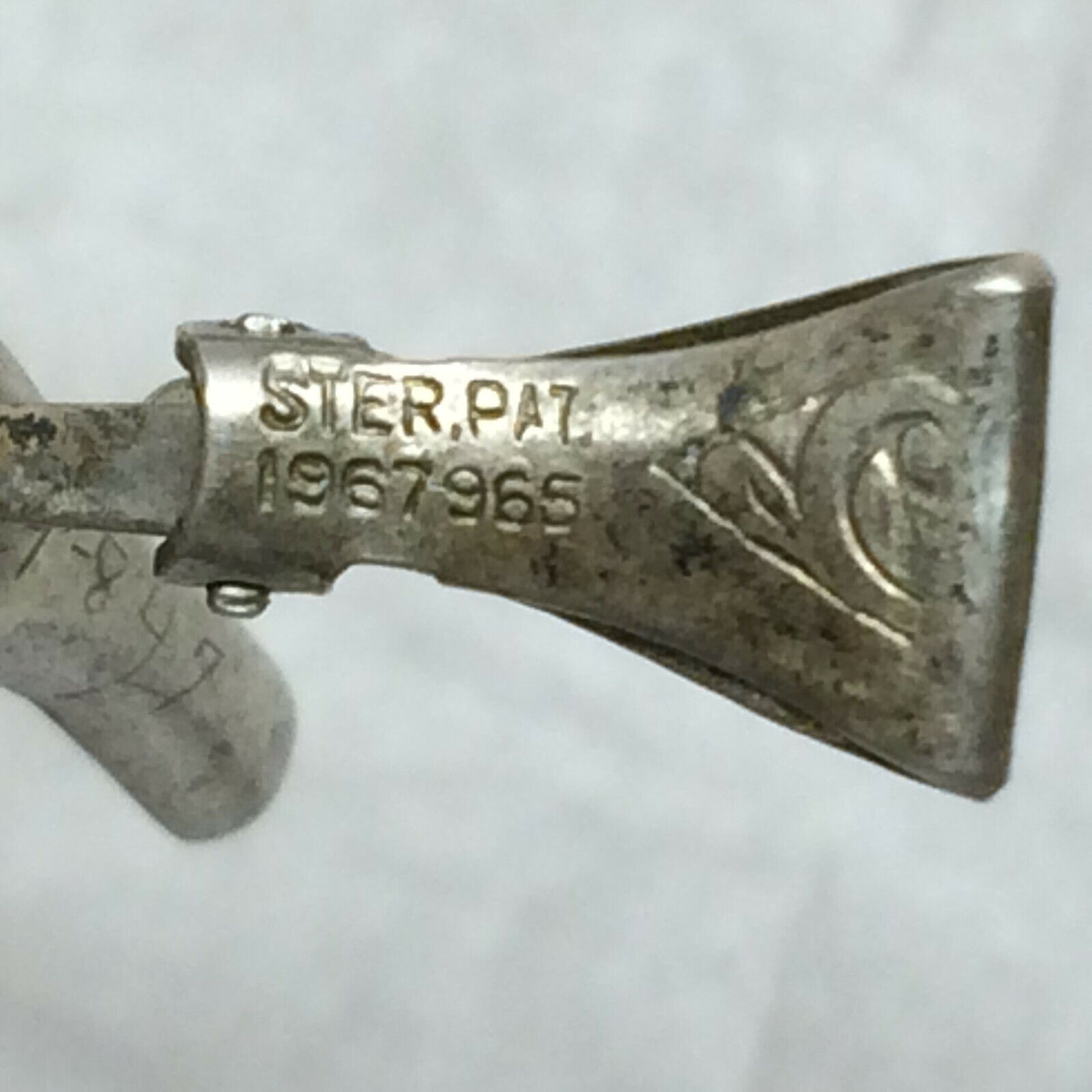 Vintage Sterling Unicraft Ladies Clip-On Earrings… - image 5