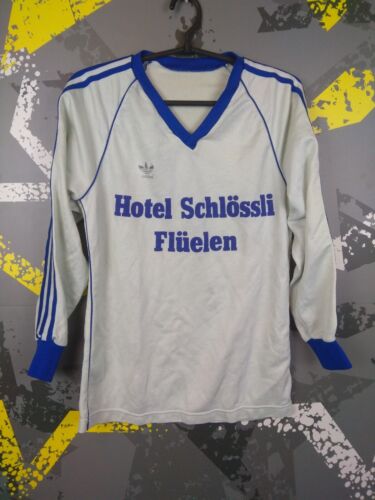 Adidas Jersey SMALL Long Sleeve Shirt Vintage Retro ig93 - Picture 1 of 10