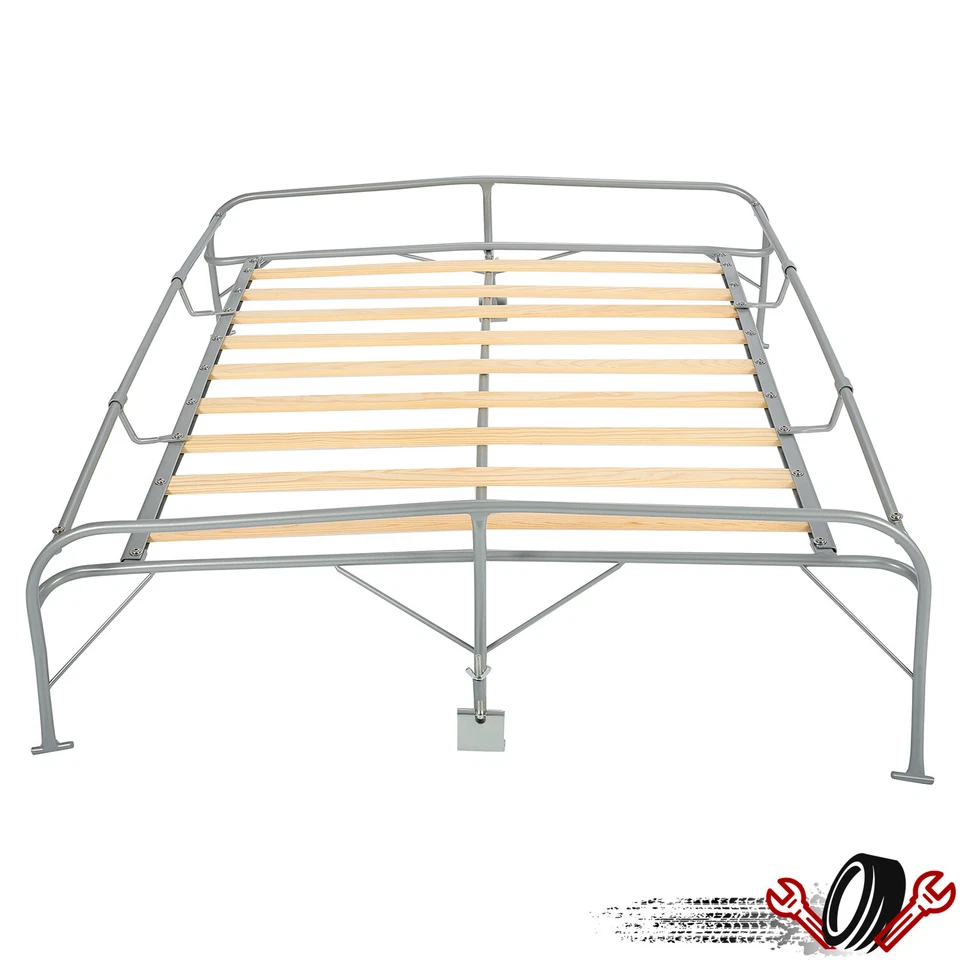 For Volkswagen VW  Beetle Type1 Bug All Years Roof Cargo Rack  w/Wood Slats Set - Image 2 of 4