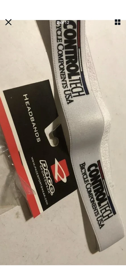 Vintage PACE HEADBAND Controle TechCycling Bicicletas Equipamento de Bicicleta - Imagem 3 de 4