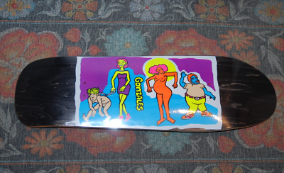 Unofficial Gonz Colored People Skateboard Deck Mark Gonzales Black