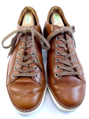 Allen Edmonds ''PORTER DERBY'' Casual Leather Sneakers 8 D Walnut DISC'D(990)