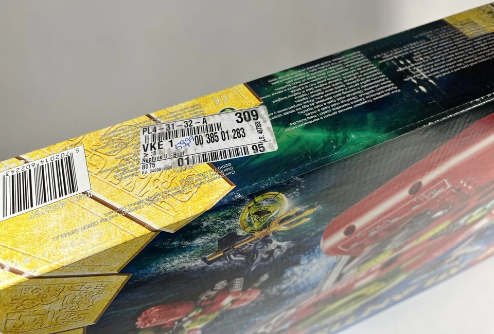 LEGO Atlantis 8075 Neptuns sous-Marin - Transporteur 475 Pièces Eol-Neu / Ovp - Photo 3/4