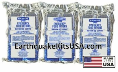 Sale! 6-Day Mainstay 2400 Calorie Emergency Food Bar 3-Pack expires 04/30/2030