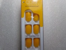 IMPRESS Color NAILS PRESS ON SHORT - Shiny Cheerful Yellow