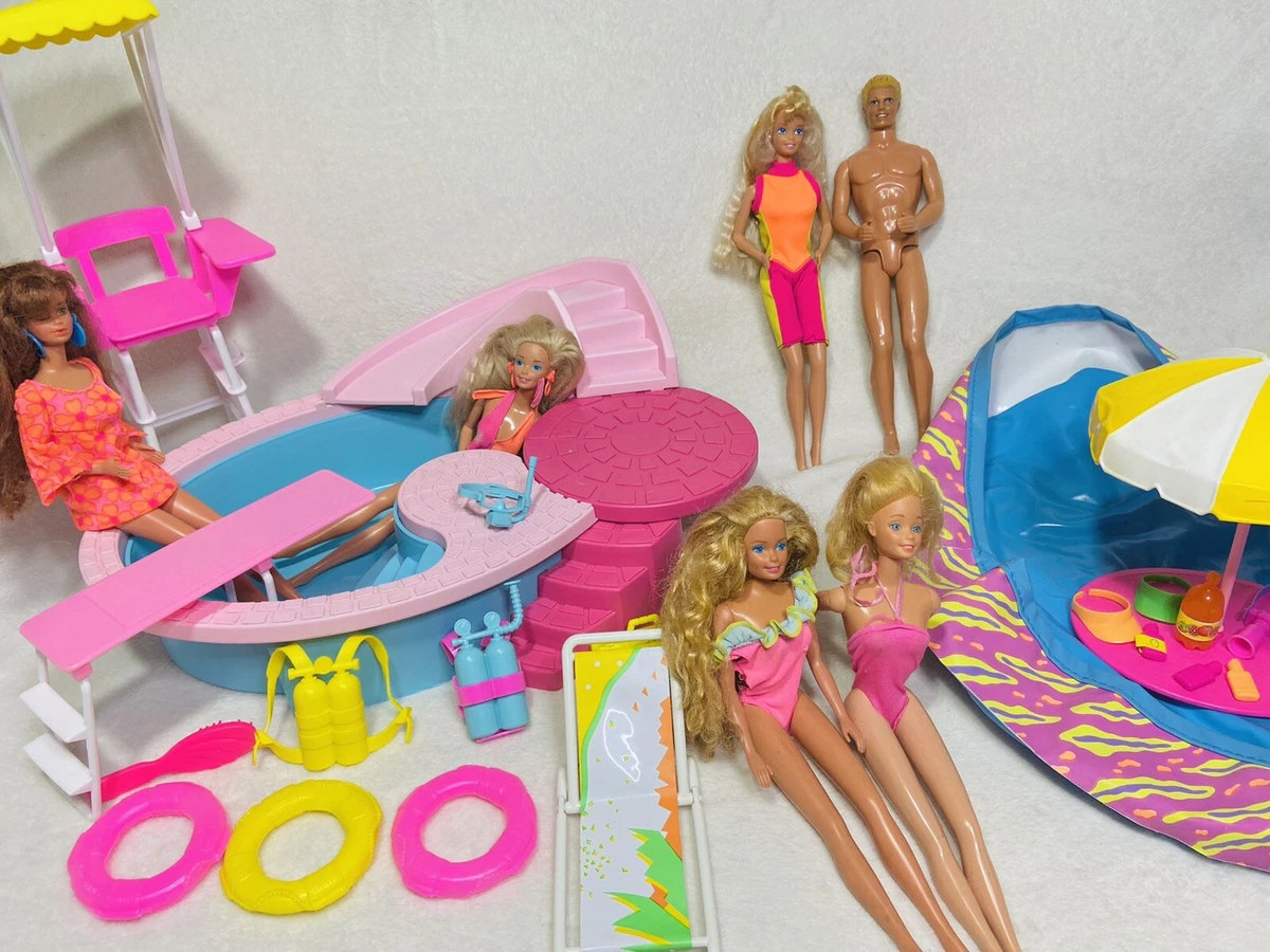 Barbie swimming best sale pool 1990