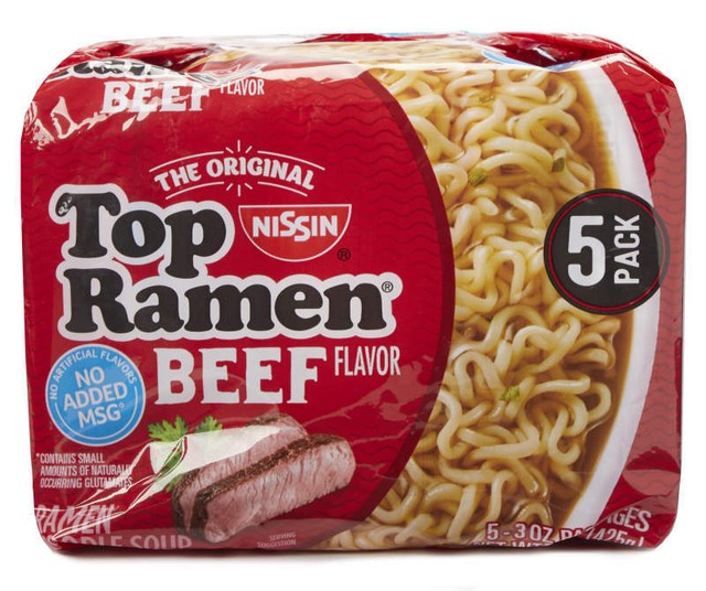 30 Pks Nissin Top Ramen Beef Flavor Noodle Soup 3oz Each Fast Ship 6 Packs Of 5 For Sale Online Ebay