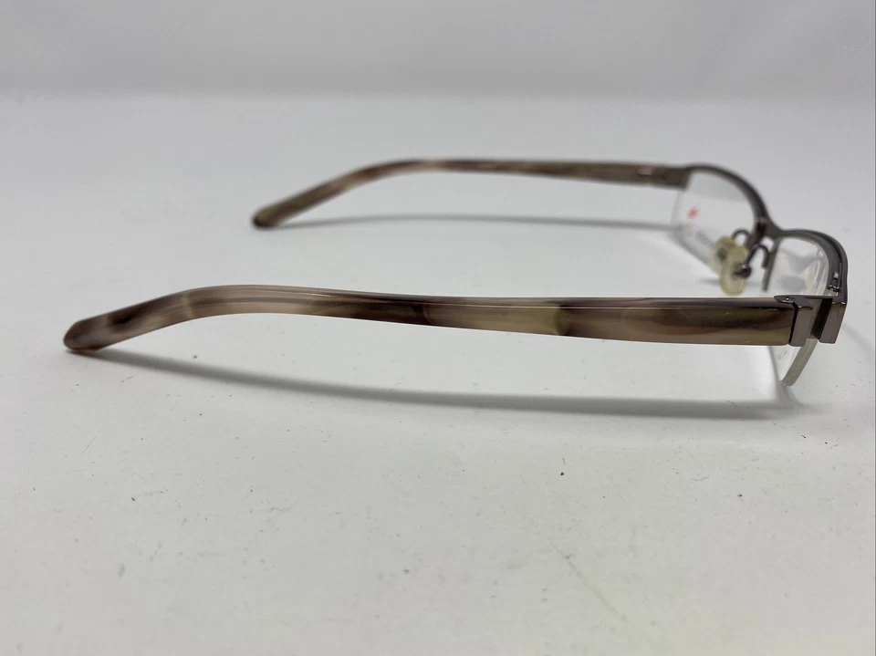 Marco de gafas de metal con medio borde púrpura Jai Kudo (1073) 490 M10 51-16-135 FY30 Foto 4 de 4